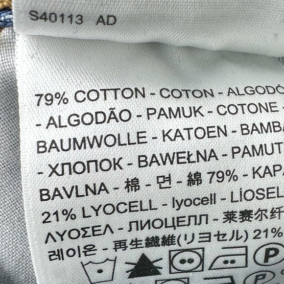 Levi's Loose Straight High Rise Denim Jeans Size 28 - Picture 11 of 12